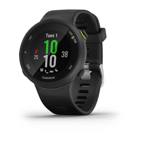 Monitor Cardíaco De Pulso Com Gps Garmin Forerunner 45 Ref:010-02156-15 — PRETO