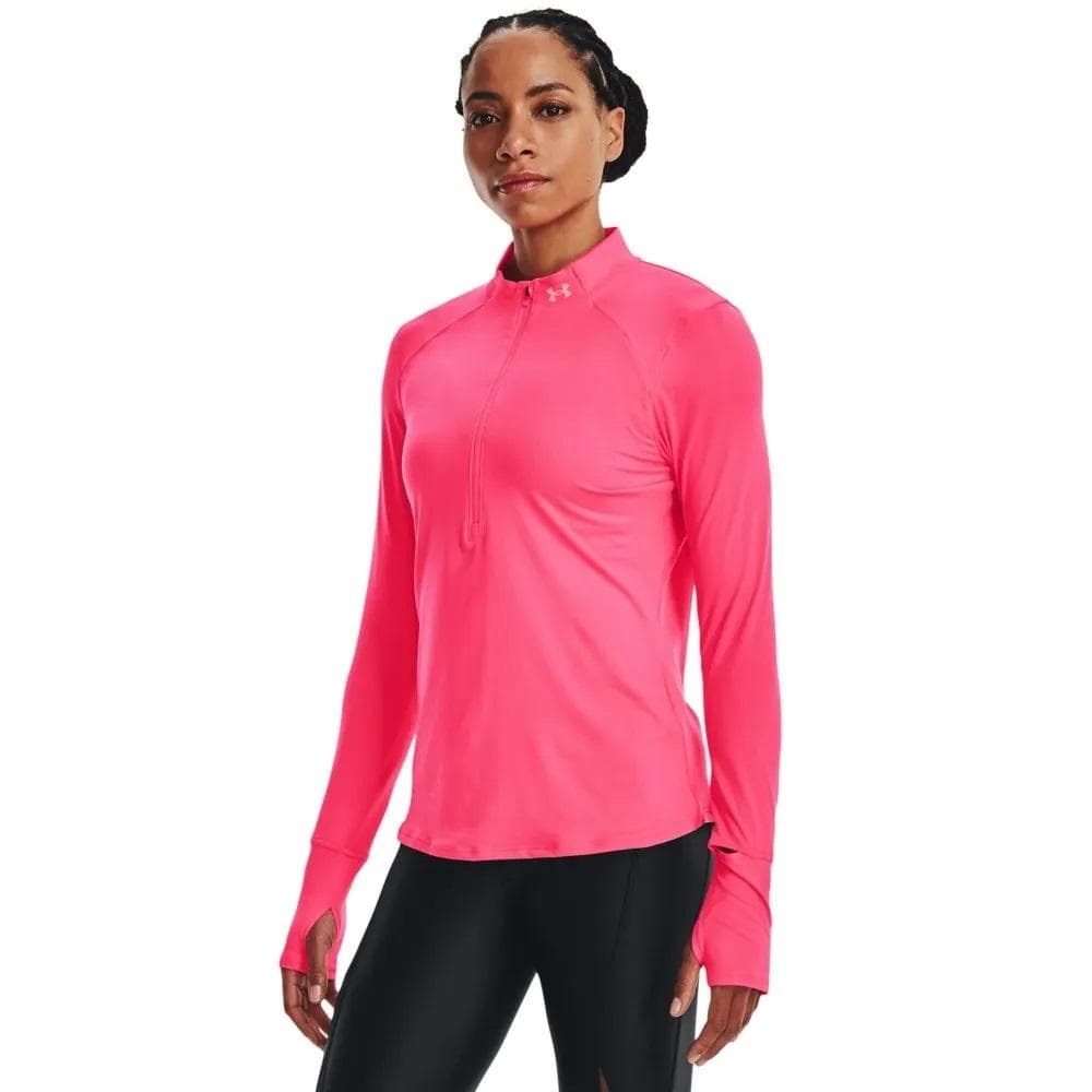 Blusa Under Armour Manga Longa De Treino Feminina Ref:1365632 — PINK