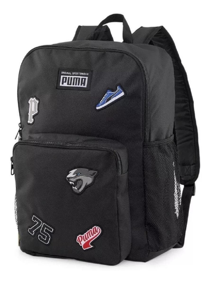 Mochila Puma Patch Backpack Unissex Ref:079514 — PRETO
